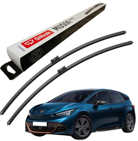 Silbak Windscreen Wipers, fits for CUPRA Born (2021 ONWARDS) Front Wiper Blades, 750mm/750mm