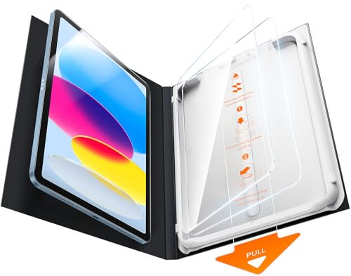 SMARTDEVIL 2 Pezzi Pellicola Protettiva per iPad 11./10. Gen. 10,9 Pollici (2025/2022, A16/A14) – Installazione Facile, Vetro Temperato, Durezza 9H, Alta Trasparenza, Senza Bolle, Resistente ai Graffi