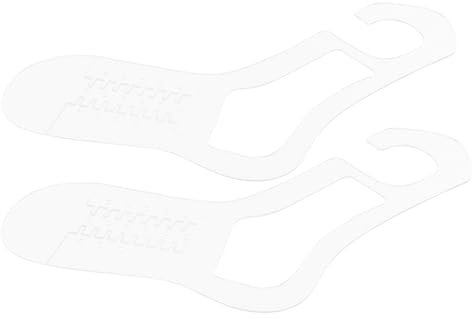 Homoyoyo 2Stücke Acryl Sockenblocker für Handstrickprojekte Form für Gestrickte Socken Langlebige Sockenmodelle für Sockenpräsentation