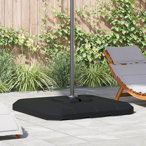 LAPOOH 4-Piece Cantilever Parasol Base Set - 130kg Sand or 90kg Water-42006931