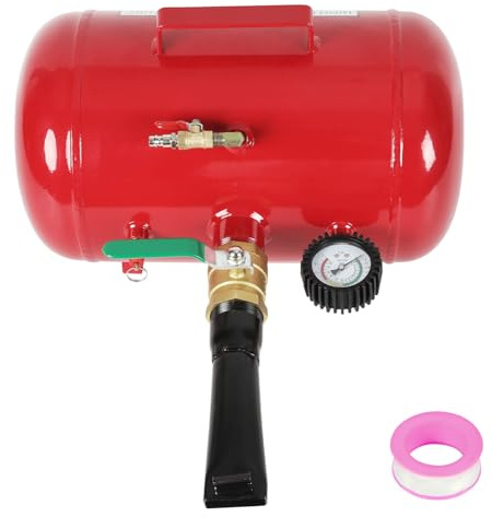 Vkechh - Compressore per pneumatici Airbooster, 20 l, serbatoio per gonfiaggio rapido, in acciaio per auto, camion e trattore, pressione di lavoro 8 bar, pressione massima 10 bar