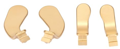 Cocoarm Paddle Controller 4 Pezzi, Parti di Ricambio in Acciaio Inossidabile, Design Paddle in Metallo, Compatibile con Controller One Serie 2 (GOLD)