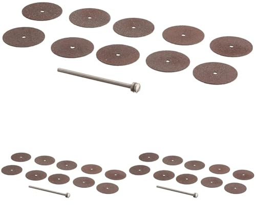 Proxxon 28810 Trennscheiben Korund Ø 22mm 10 Stück+1 Träger (Packung mit 3)