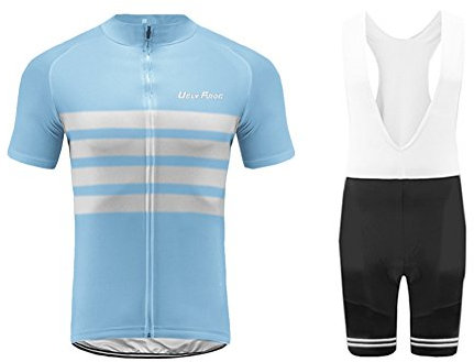 UGLY FROG 2023 Männer MTB Rennwagen Radfahren Kleidung Set Kurze Hülse Trikots+Trägerhosen Anzüge Sportbekleidung