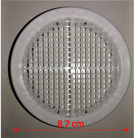 STAD BM406W Round Soffit Vent 3 White - Pack of 5