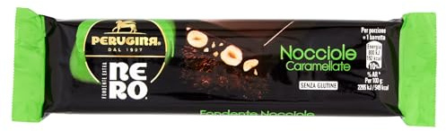 PERUGINA Nero Barretta di Cioccolato Fondente con Nocciole in Pezzi 35 g