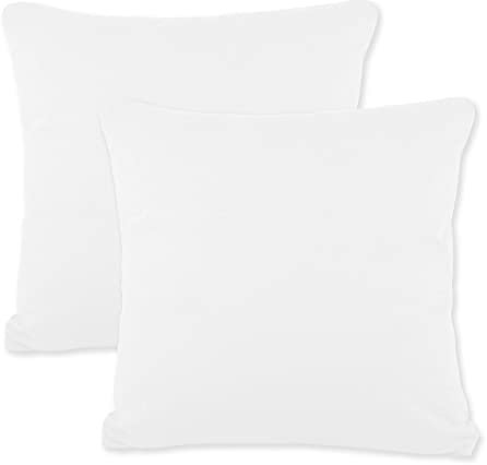 CelinaTex BeBasic Kissenbezug Doppelpack 40 x 40 cm weiß Mikrofaser Dekokissen Bezug Jersey