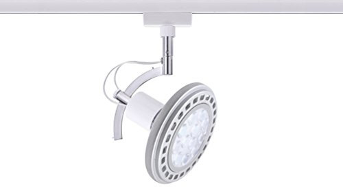 MILI 96845.LED Paulmann Urail Spot Roncalli inkl. LED Leuchtmittel Schienensystem 12W GU10 230V qpar111, Farbe:Weiss / 4000K