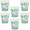 NAMAI - Set di 6 Bicchieri Acqua Vetro, Eleganza Marina, 325 ML, Adatti In Lavastoviglie e Microonde, Bicchieri Colorati Vetro, Idea Regalo (Bicchieri Fish)