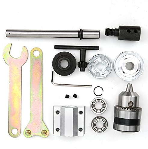Table Drill Accessory Unpowered Spindle Assembly DIY Woodworking Cutting Grinding Table Saws Machine Tool Accessories Drill Chuck of Bench Drills, Bench Grinders B12