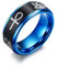 FLHEART Ägyptische Auge des Horus und Ankh Ring Band Wolframcarbid Hieroglyphe eingraviert Ankh Gott des ra Ring für Herren Schutz Schmuck für ihn,Größe 67 (21.3)