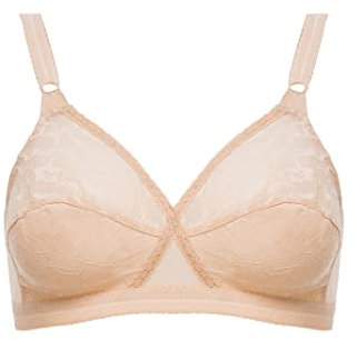 Reggiseno classico criss cross support senza ferretto Art. 165 Coppa B C D Vari colori - Playtex (8C, Beige)