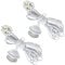 Plug in Pendant Lighting, 2Pcs E27 Bulb Holder, Hanging Lamp with Switch, White Pendant Light Fitting, Plug in Ceiling Light with 450cm Cord and Switch, Hanging Lamp Kit Extension for Lampshade
