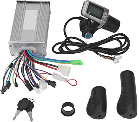 Elektrofahrrad-Controller-Kit, empfindliche Bremssteuerung 36V 48V 500W Brushless Motor Controller Aluminiumlegierungsgehäuse für Elektrofahrrad