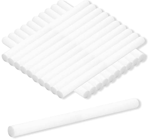 Jagowa 20 Pcs Humidifier Sticks Cotton Filter Refill Sticks Replacement for Portable Personal USB Powered Humidifiers Sponge Refill Sticks Bedroom
