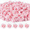 BETESSIN 100pz Rose Finte Rosa (Dia. 25mm) Teste di Fiori Rose Finte Artificiali Teste di Rose Rosa Finte in Schiuma per Decorazione Sposa Matrimonio Festa Nuziale Valentine’s Day Casa Fai da Te