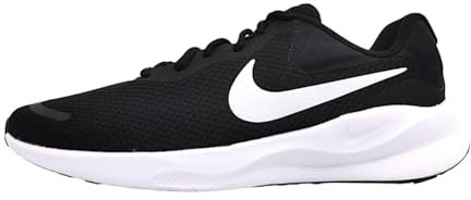 Nike Running Shoe Revolution 7, Black/White, FB2207-001, 47.5 EU (M 13 US)