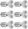 MACHSWON 6pcs Car Thread Stainless Steel Banjo Bolts M10x1.25 Turbo Brake Line Fitting 25mm Length