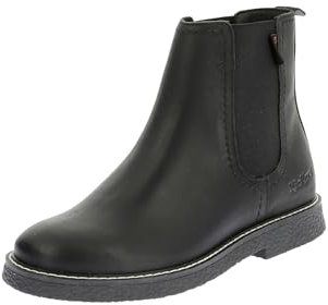 Kickers Calcio Lorel, Stivali Chelsea Donna, Nero Sem Mat, 41 EU