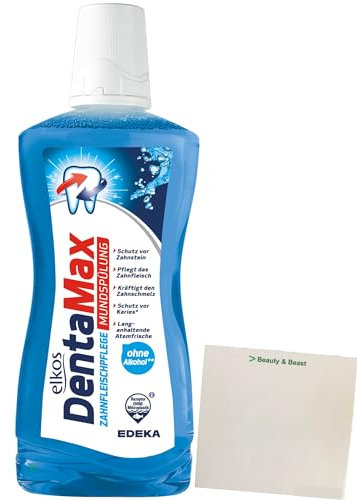 Elkos DentaMax Mundspülung (500 ml Flasche) + usy Block