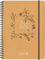 BRUNNEN Schülerkalender (2024/2025) „Ecoflower“, 2 Seiten = 1 Woche, A5, 208 Seiten, braun