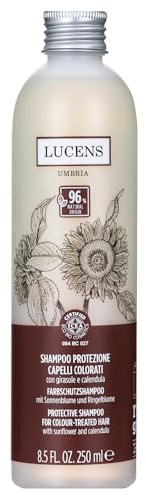 Lucens Shampoo für gefärbtes Haar, 250 ml | Shampoo für coloriertes Haar: reinigt sanft und hilft Glanz und Farbschutz