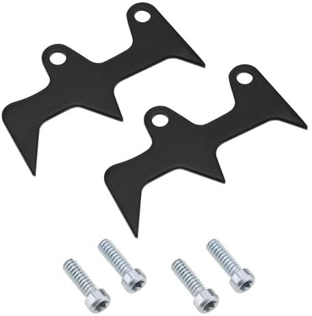 OTOTEC 2 Sets Felling Dog Bumper Spike Chainsaw Wood Insert Spike Compatible with Hus-qvarna 36 41 136 137 141 142 235 235E 236 240 240E with Screws