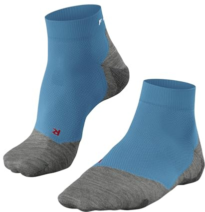 FALKE Men's RU5 Race Short M Sso Functional Yarn Anti-Blister 1 Pair Running Socks, Green Turquoise 7922, 9.5-10.5