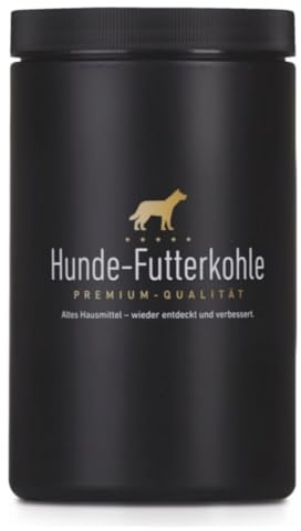 Futterkohle Mehl für Hunde 450 g Dose