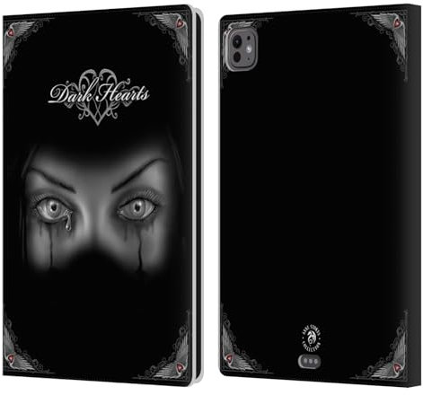 Head Case Designs Officially Licensed Anne Stokes Sad Eyes Gothic Leather Book Wallet Case Cover Compatible With Apple iPad Pro 11 M4 2024