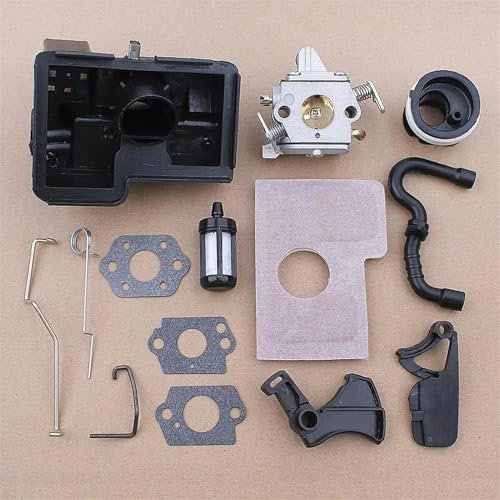 LALAL Kit de juntas de manguera de línea de filtro de aire y combustible del colector de admisión del carburador for motosierra Stihl MS180 MS170 018 017 MS 180 170
