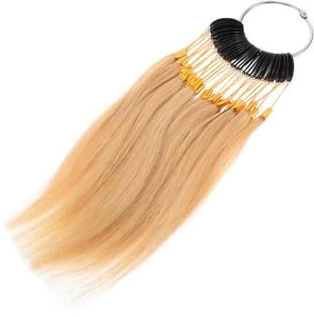 IWOWHERO Hair Dyeing Practice Tresses Hair Lightener Touch up Kit Bowl Brush and Cap