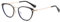 YAMEIZE Katzenauge Blaulichtfilter Brille für Damen Retro Cateye Rahmen Blaulichtfilter Anti Blaulicht Brille Computerbrille Lesebrille