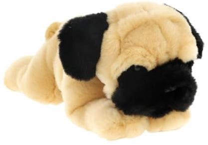 Keel Toys SD3082 Signature Forever Puppies Mops, Welpe, 30 cm, weiches Plüsch, Stofftier
