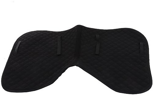 JOINPAYA rutschfeste Pferdesattelunterlage Aus Hochwertigem Eva-Material Atmungsaktiv Elastisch Und Komfortabel Schwarzes Polster Für Sicheren Sitz Und Optimalen Schutz Beim Reiten