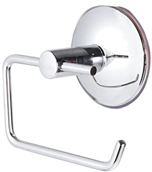 Edelstahl Saugnapf Toilettenpapierhalter Silber Wandmontage