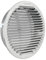 La Ventilazione GTAP200R Griglia Tonda da Incasso, Alluminio, ø 230 mm