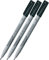 STAEDTLER 316 Feinschreiber Universalstift Lumocolor Non-permanent (schwarz, 3 Stifte)