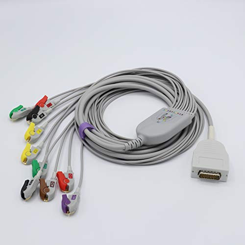 Sino-K Kompatible Burdick EKG Kabel 10 Kabel IEC Pinch/Grabber European Standard Connector CE/FDA genehmigt