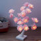 LED Rosen Lichterkette, Rose Flower String Lights, Desktop Rose Bonsai Baum Licht Lampe,Rose Flower Table Night Light,24 LED Baumlampe Batteriebetriebenes dekoratives Licht