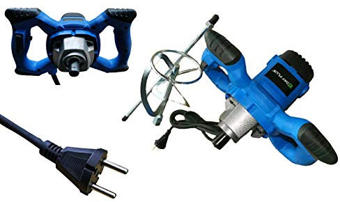 Rührwerk Mörtelrührer 230V, (Aufsatz 120 mm, 2600W, 0-1500 rpm, 6-Gang-Geschwindigkeitsregelung, Rühreraufnahme M14), Mischer Rührer Rührgerät Mörtelrührer Betonrührer Mörtel Betonrührer