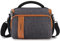 DOMISO Sacoche pour Appareil Photo Reflex DSLR Appareil Photo Sac Bandoulière Sac à Main Housses, Gris Foncé