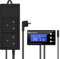 KETOTEK PID Reptile Thermostat Dimming Temperature Controller with Day Night Timer Digital Thermostat Plug Socket Outlet for Aquarium Incubator Heat Lamp (KT5000 UK)