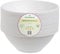 STACKABLES ~ Pack of 50 Disposable Serving Bowls ~ 40oz Sugarcane Bagasse Round White Bowl Set Elegant Large Party Bowls