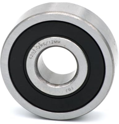Parts and Parts Rillenkugellager 6202 12mm 2RS, 12x35x11mm, DIN 625 ISO 15, Hochgeschwindigkeits-Radiallager, reibungsarm, leichtgängig, ideal für Fahrzeuggetriebe und Industriemaschinen
