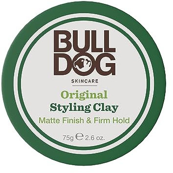 BULLDOG SKINCARE - Original Hair Styling Clay For Men | Matte Finish and Firm Hold | 75 g