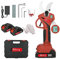 Forbice Potatura Elettrica,40mm Forbici Potatura a Batteria con Display Digitale, 2x3000 mAh Batteria,Forbici Professionali Senza Fili Adatto per Frutteto,Giardino,Fattoria
