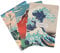 Grupo Erik Hokusai The Great Wave off Kanagawa Pack 3er Pack Notizbücher A5 - Notizbuch Klein A5-1 Notizbuch Liniert 1 Notizbuch Dotted 1 Notizbuch Blanko - Notizblock A5