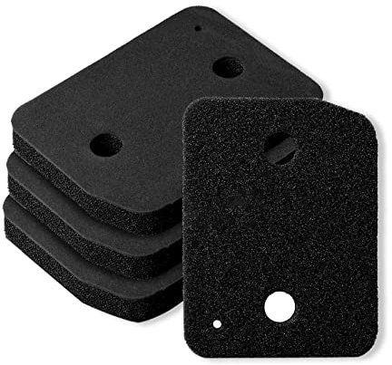 Set di 4 filtri per asciugacapelli Miele 9164761 con pompa di calore, filtro in spugna, per asciugacapelli, fine e grossolano, 207 x 157 x 30 mm, ricambio per asciugatrice