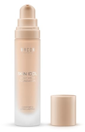 WYCON cosmetics SKIN IDOL LIQUID FOUNDATION Flüssige Foundation Longlasting mit leichter und gleichmäßiger Textur NC10
